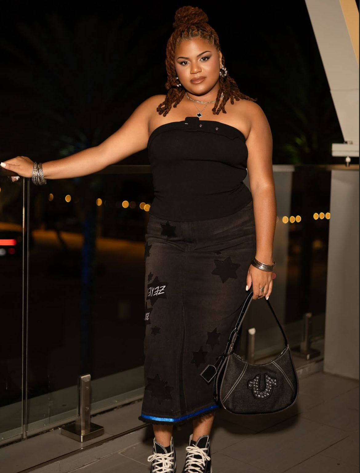 “Solomon’s Lily” Denim Skirt