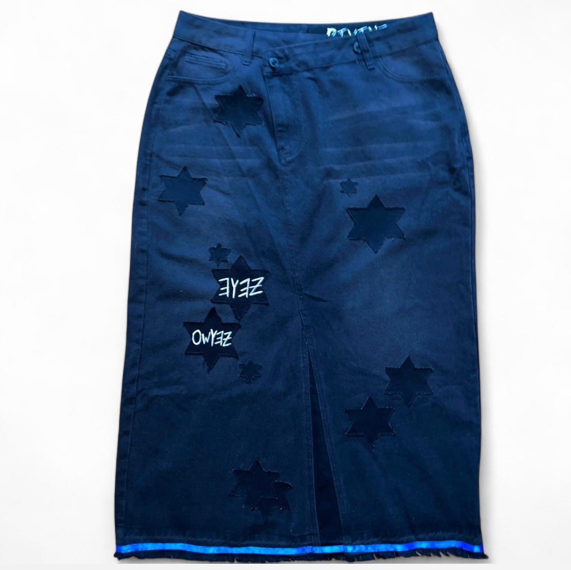 “Solomon’s Lily” Denim Skirt