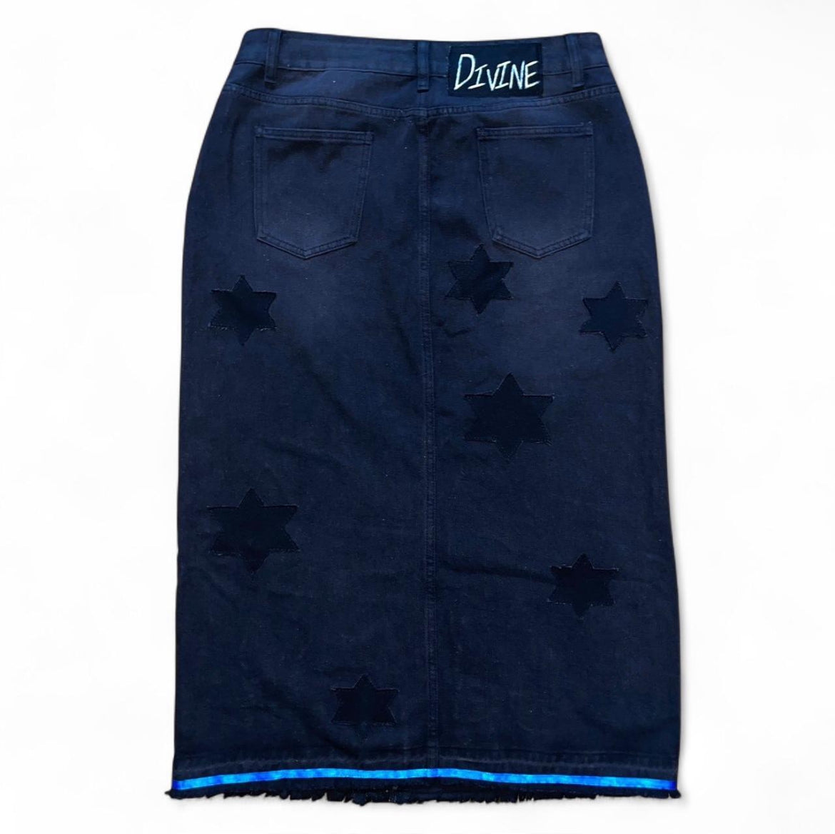 “Solomon’s Lily” Denim Skirt