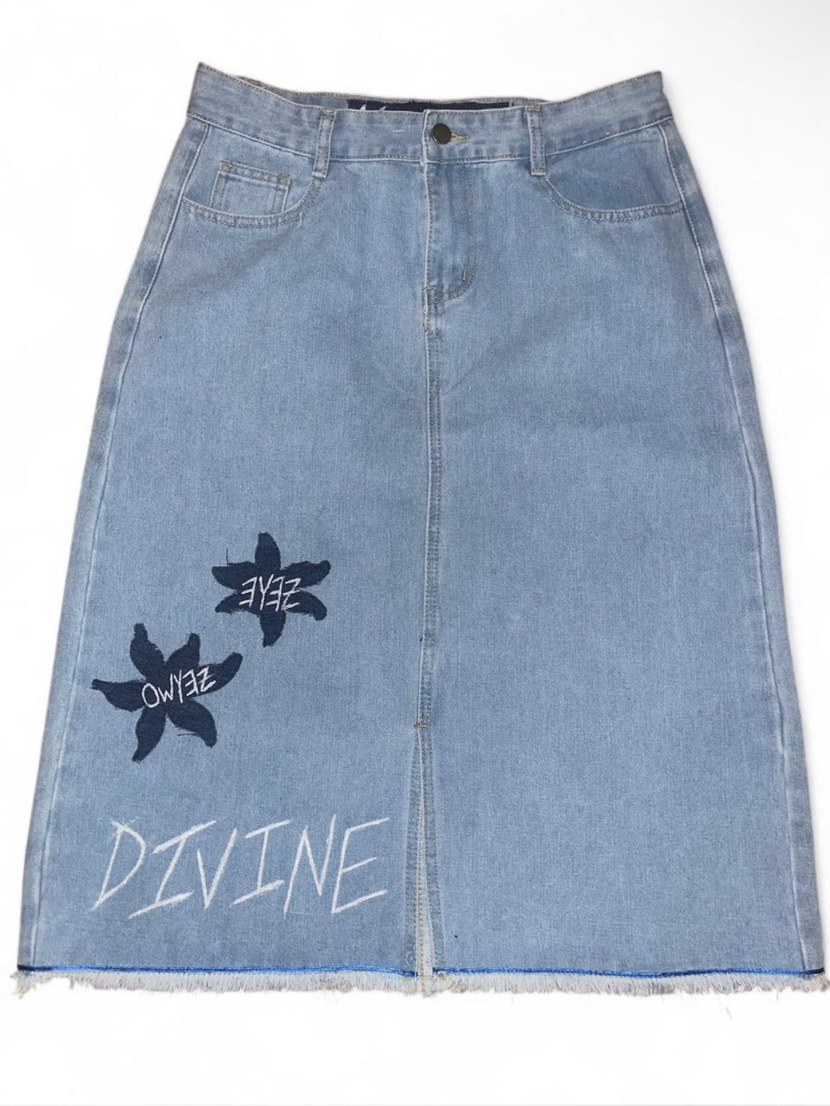 “Delicate” Denim Skirt